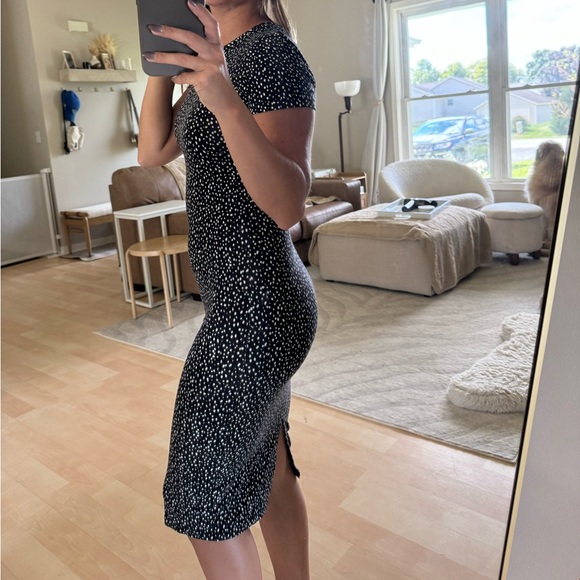 All over white print bodycon dress - Picture 3 of 3